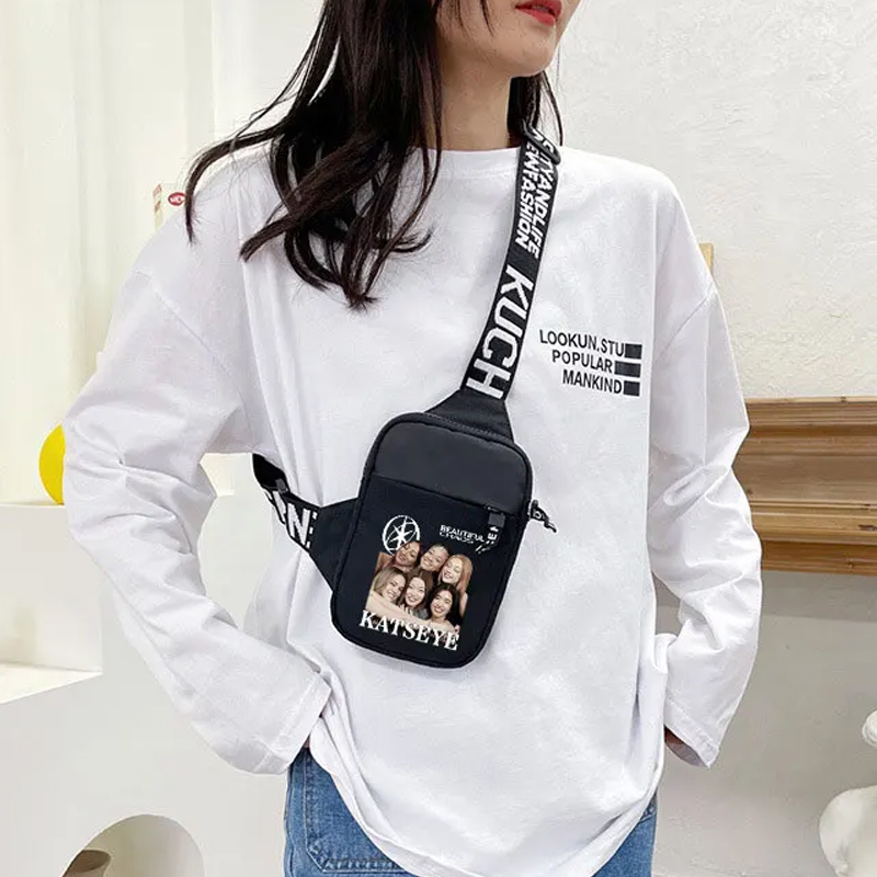 Sports Equipment Bag - Moda K POP K-KATSEYE kadın omuz