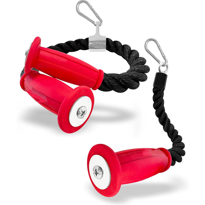 Sports Equipment Warehouse - Ergonomik Tricep Halatlar Kaymaz Kablo Eki