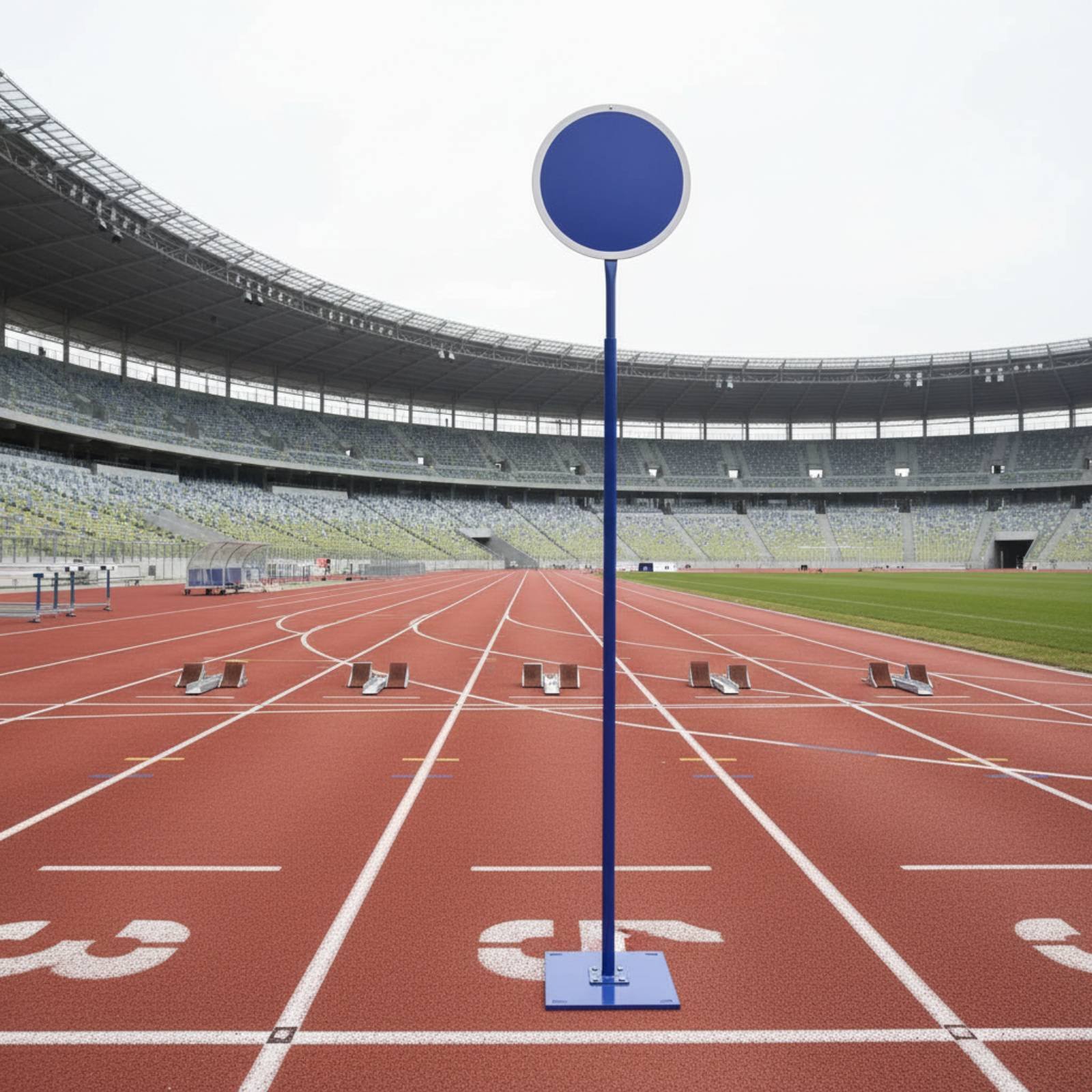 Sports Equipment Us - Atletizm Başlangıç ​​Podiumu Kaymaz Mobil Hakem