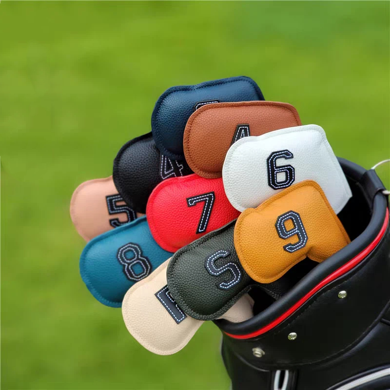 X Sports Equipment - 10 adet Golf Demir Başlık Kılıfı